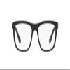 Armani Exchange A|X Mens AX3050 Square Prescription Eyewear Frames, Matte Black/Demo Lens, 53 mm view 1