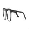 Armani Exchange A|X Mens AX3050 Square Prescription Eyewear Frames, Matte Black/Demo Lens, 53 mm view 3
