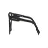 Armani Exchange A|X Mens AX3050 Square Prescription Eyewear Frames, Matte Black/Demo Lens, 53 mm view 4