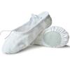 Nexete Ballet Shoes Slippers Classic Canvas Split-Sole Dance Slippers for Toddler Kid Girl Boy Women (Women EU 43/10 M US, White) view 1