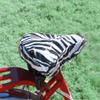 WaterProof Bike Seat Cover Zebra view 1