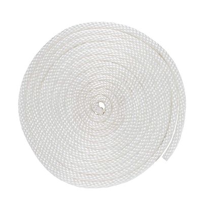 Solid Braid Nylon Rope - 1/2 Inch x 100 Feet - White