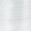 Solid Braid Nylon Rope - 1/2 Inch x 100 Feet - White view 2