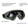 AOUTACC Airsoft Protective Gear Set, Half Face Mesh Mask with Ear Protection and Tactical Goggles for Adult Men Women BBS Paintball Shooting CS Survival Games Cosplay (Green) view 2