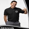 ALLNTRENDS Men's Polo T Shirt US Navy Embroidered Army Top USA American Soldier (L, Black) view 3