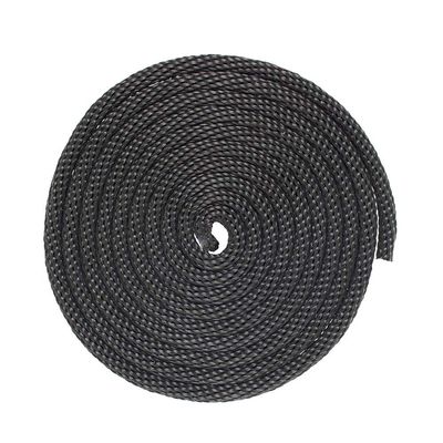 Solid Braid Nylon Rope - 5/16 Inch x 100 Feet - Black