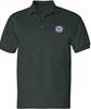 ALLNTRENDS Men's Polo T Shirt Coast Guard Embroidered USCG Top USA Embroidery (L, Forest Green) view 1
