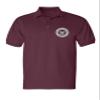 ALLNTRENDS Men's Polo T Shirt US Navy Embroidered Army Top USA American Soldier (L, Maroon) view 1