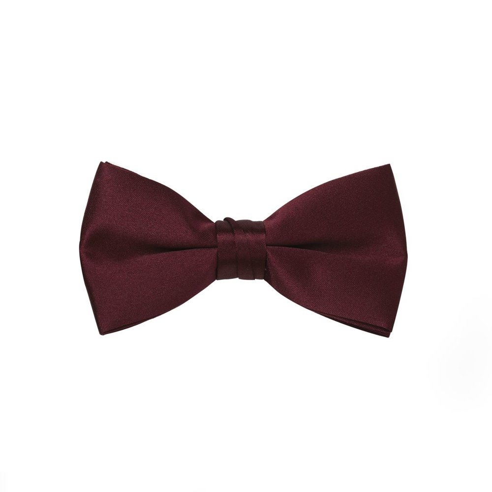 Tuxedo Park Satin Bow Tie (Mens, Burgundy)