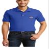 ALLNTRENDS Men's Polo T Shirt Coast Guard Embroidered USCG Top USA Embroidery (M, Royal Blue) view 3
