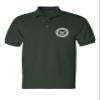 ALLNTRENDS Men's Polo T Shirt US Navy Embroidered Army Top USA American Soldier (M, Forest Green) view 1