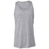 Bella + Canvas Youths Girls Flowy Racer Back Tank Top (L) (Athletic Heather) view 1
