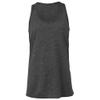 Bella + Canvas Youths Girls Flowy Racer Back Tank Top (L) (Athletic Heather) view 3
