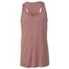 Bella + Canvas Youths Girls Flowy Racer Back Tank Top (L) (Athletic Heather) view 4