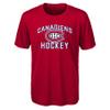 Outerstuff NHL NHL Montreal Canadiens Youth Boys Quick Net Performance Short Sleeve Tee, Red, Youth Large(14-16) view 1