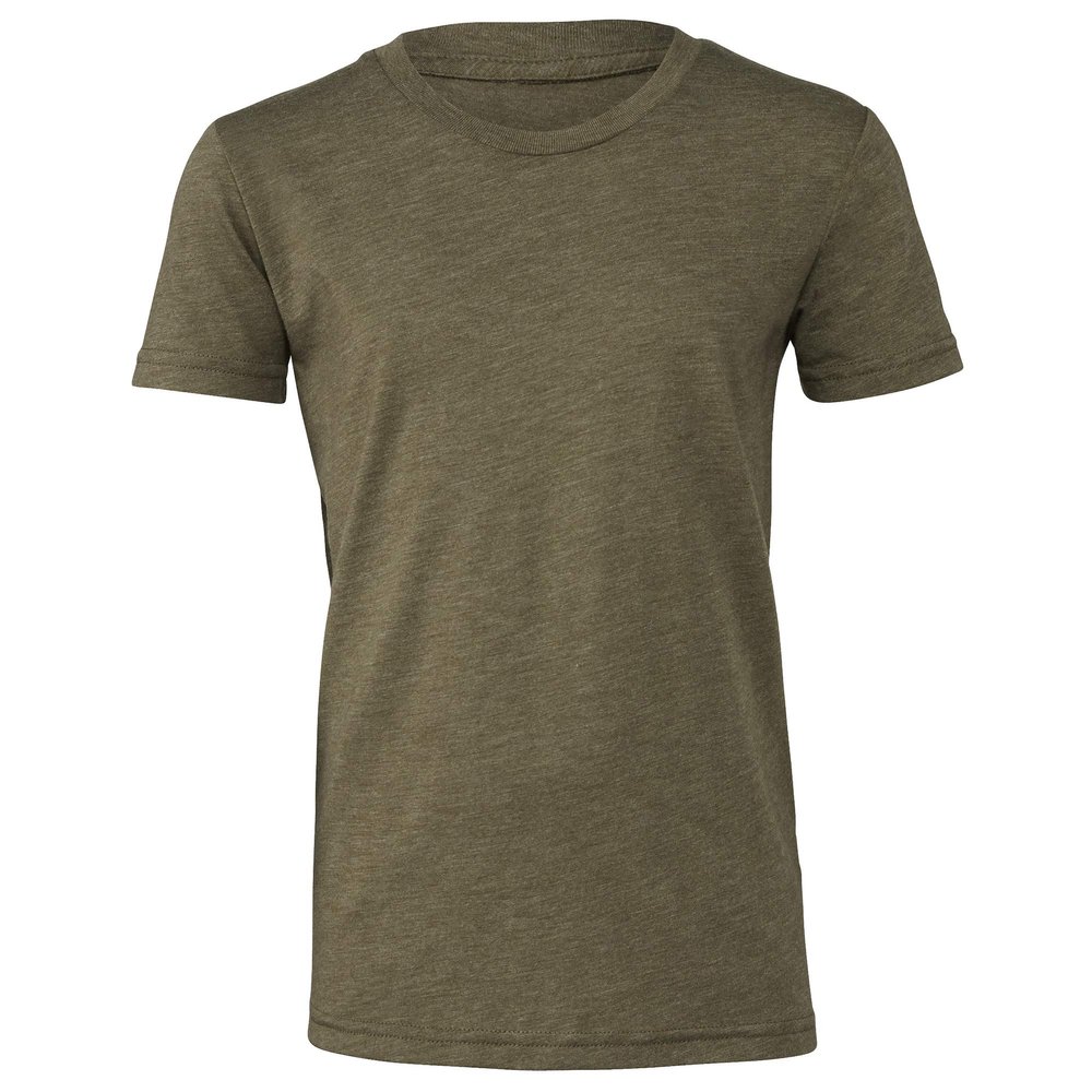 Bella + Canvas Youths Tri-Blend T-Shirt (L) (Olive Triblend)