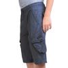 UNIONBAY Boys' 100% Cotton Cargo Short with Pull On, Elastic Waist (5, Cruiser Blue Grey) view 3