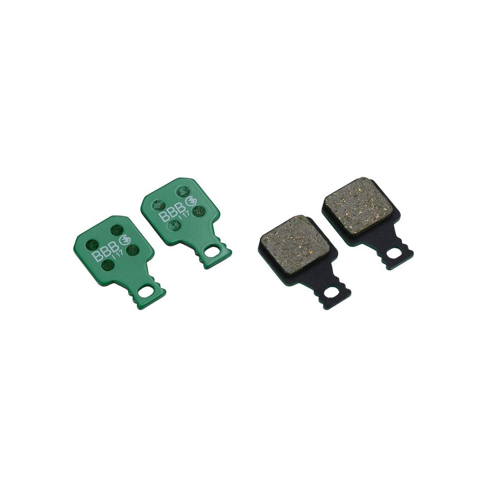 BBB Cycling BBS-372E DiscStop High Performance Electric Bike Disc Brake Pad for Magura MT7 and MT Trail Carbon (Front), 2 Pairs (4 Pieces)