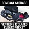 Athletico Rolling Baseball Bag - Wheeled Bat Bag for TBall & Softball Equipment for Youth, Kids, and Adults (Pink) view 2