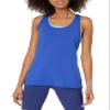 Amazon Essentials Women's Active Workout Quick Dry Tech Stretch Racerback Tank Top (Available in Plus Size), Pack of 2, Bright Blue/Black, XX-Large view 2