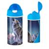3D LiveLife Drinking Bottle - Moonlight Sonata from Deluxebase. Wolf 20oz Tumbler with Lenticular 3D Image, BPA Free Reusable Water Bottle with Easy to Use Straw Lid. view 1