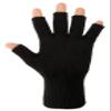 AndeanSun Darn Warm Alpaca Fingerless Gloves 2023 Updated US Sizing-Perfect Fit (Black - 90% Alpaca, X-Large) view 1