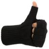 AndeanSun Darn Warm Alpaca Fingerless Gloves 2023 Updated US Sizing-Perfect Fit (Black - 90% Alpaca, X-Large) view 4