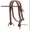 Weaver Leather Working Tack Straight Browband Stainless Steel Single Buckle Headstall, Oiled Canyon Rose, 5/8" view 1