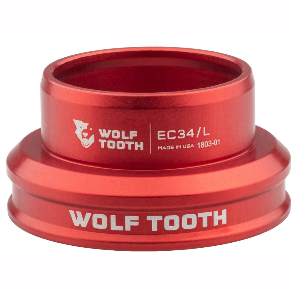 Wolf Tooth Premium EC34/30 Lower Headset Red