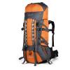 UNISTRENGH 80L Internal Frame Backpacks Outdoor Nylon Hiking Backpack Water-resistant Trekking Bag with Rain Cover for Camping Mountaineering Traveling (Orange) view 1