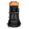 UNISTRENGH 80L Internal Frame Backpacks Outdoor Nylon Hiking Backpack Water-resistant Trekking Bag with Rain Cover for Camping Mountaineering Traveling (Orange) view 3