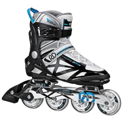 Roller Derby Aerio Q80X Womens Inline Skate, Light Gray/Black, 10