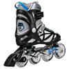 Roller Derby Aerio Q80X Womens Inline Skate, Light Gray/Black, 10 view 2