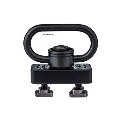 360 Tactical QD Sling Swivel Adapter Mount for M-LOK Handguard 1.25" Push Button QD Sling Swivel Adaptor