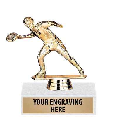 6" Gold Frisbee Trophies - Male Frisbee Award Trophy 50 Pack