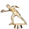 6" Gold Frisbee Trophies - Male Frisbee Award Trophy 50 Pack view 2