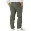 Amazon Essentials Men's Straight-Fit Wrinkle-Resistant Flat-Front Chino Pant Pants, -olive, 33W x 29L view 2