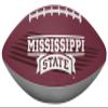NCAA Mississippi State Bulldogs Unisex 07903039111NCAA Downfield Youth Football (All Team Options), Red, One Size view 2
