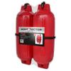 Extreme Max 3006.7563 BoatTector Inflatable Fender Value 2-Pack - 8.5" x 27", Red view 3