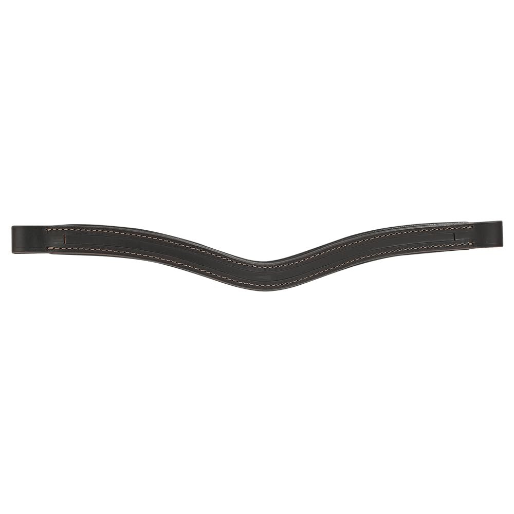 HILASON Darft U Shape Horse Bridle Browband Western | Browbands for Horses with Bling Headstall Draft (3/4" x 18")