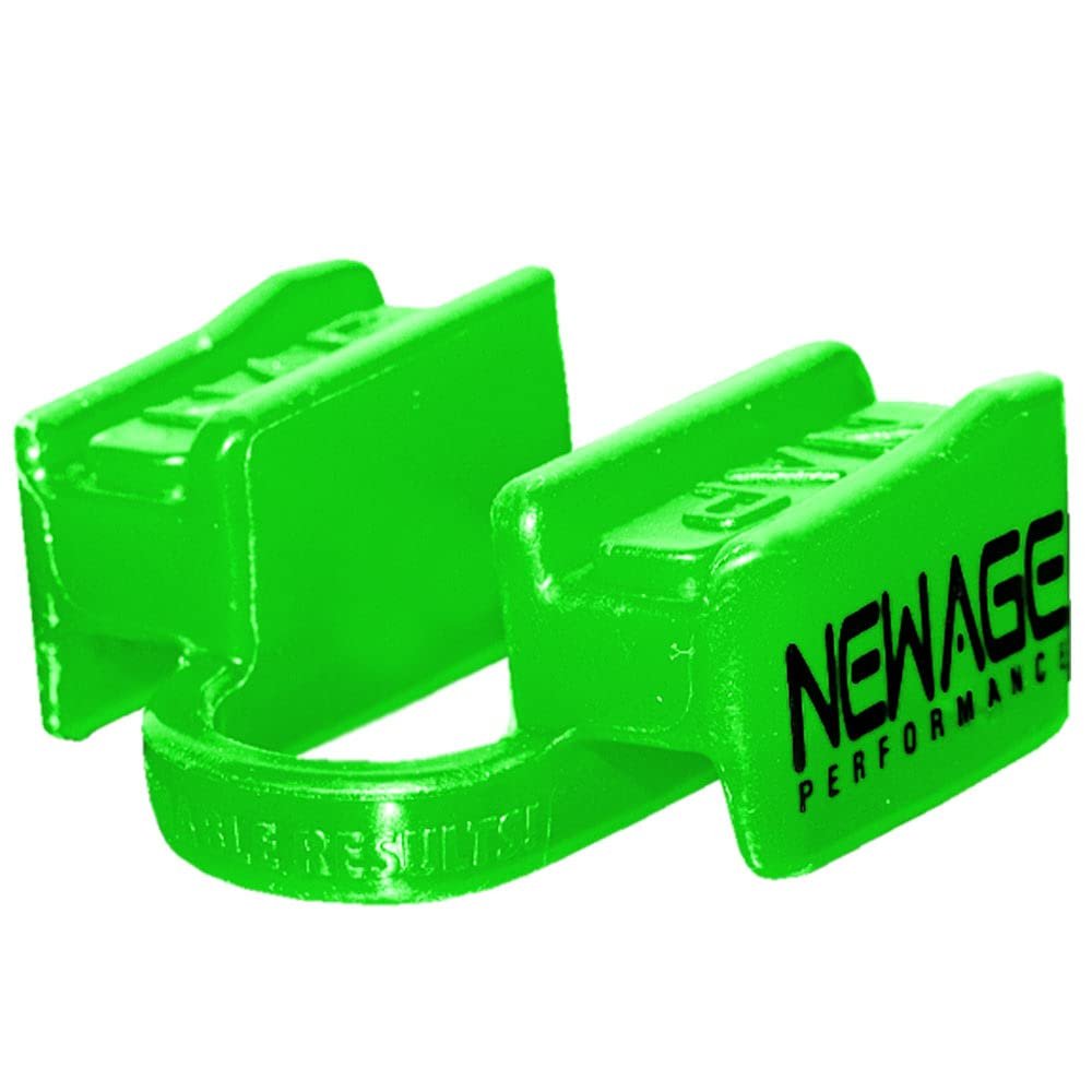 New Age Performance 6DS Weightlifting Mouthpiece, Increase Strength & Reps for Lifting, Powerlifting, Strongmen, Bodybuilding, Calisthenics, Workout Accessory, Fitness Gear (Lime Green)