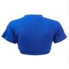 LL WSK1785 Womens Short Sleeve Cropped Bolero Shrug Open Cardigan S Royal_Brite view 4