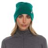 100% Merino Wool Cuff Beanie - Mens & Womens Warm Winter Hat - Watch Cap - Toque - One Size Fits Most - Emerald Green view 3