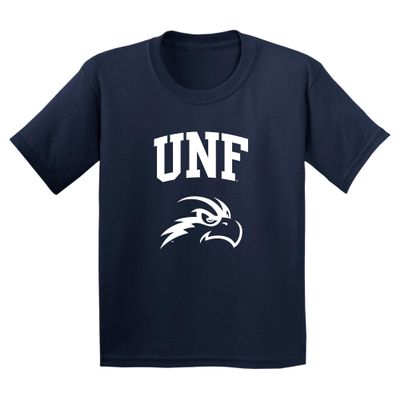 YS03 - North Florida Ospreys Arch Logo Youth T-Shirt - Medium - Navy