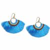 10 Colors Boho Tassel Earrings Handmade Long Earring Colorful Drop Earring For Women Jewelry Gifts Blue view 1