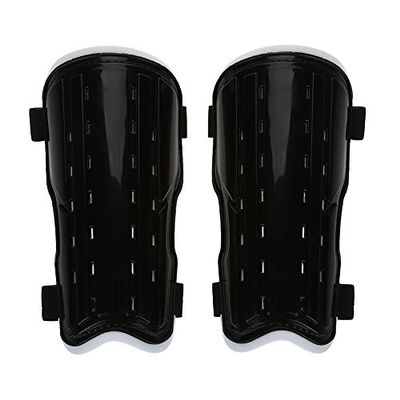 Eboxer Soccer Shin Guards for Adults Soccer Thigh Pads Breathable Soccer Football Sport Shin Guard Pad for Legs, Protective Pad for Adults Youth (1 Pair Black)