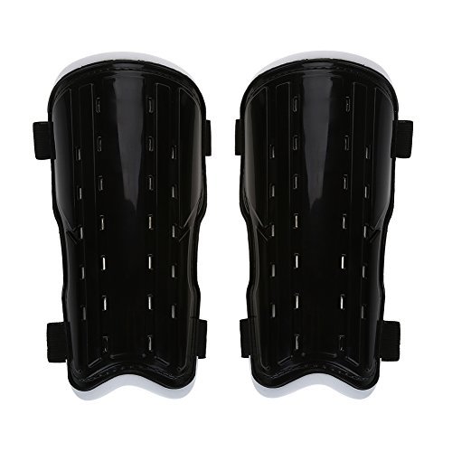 Eboxer Soccer Shin Guards for Adults Soccer Thigh Pads Breathable Soccer Football Sport Shin Guard Pad for Legs, Protective Pad for Adults Youth (1 Pair Black)