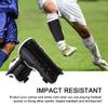 Eboxer Soccer Shin Guards for Adults Soccer Thigh Pads Breathable Soccer Football Sport Shin Guard Pad for Legs, Protective Pad for Adults Youth (1 Pair Black) view 2