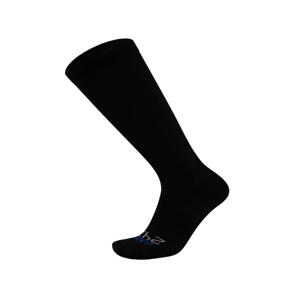 2XU Unisex 24/7 Compression Socks - Enhance Circulation & Reduce Fatigue - Black/Black - Size Large 2 (Men's Size 9-12, Women's Size 10-13)