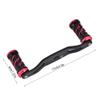 Baitcaster Handle, Carbon Fiber Frame for Lightweight Durability, Fishing Reel Knobs, 3.75 Inch Length, for Anglers in Bass Freshwater Saltwater Fishing view 4